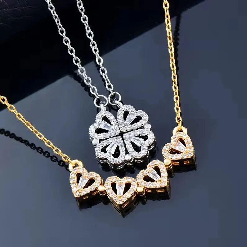 Daughter's 4-Leaf Clover "Lucky Charm" Necklace and Forever Rose Gift Box - Image 7