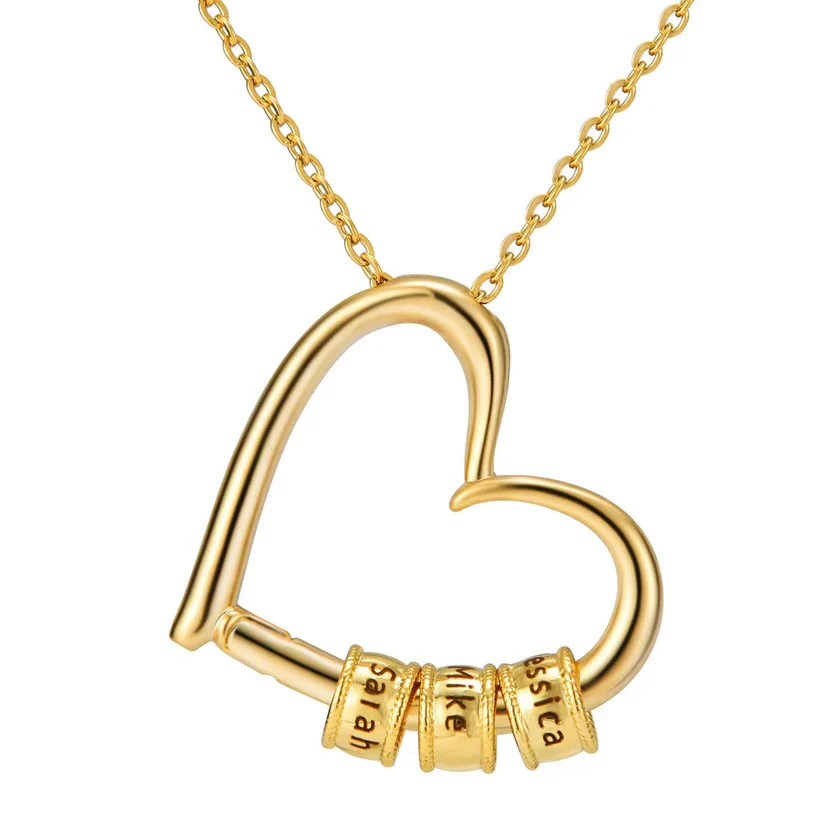 Family's Love Engraved Pendant with LED Gift Box - Image 5