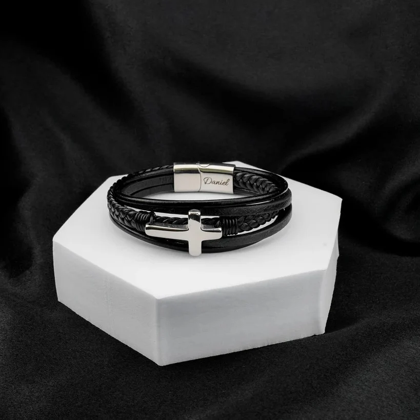 Grandson's Guardian Faith Bracelet - Image 3