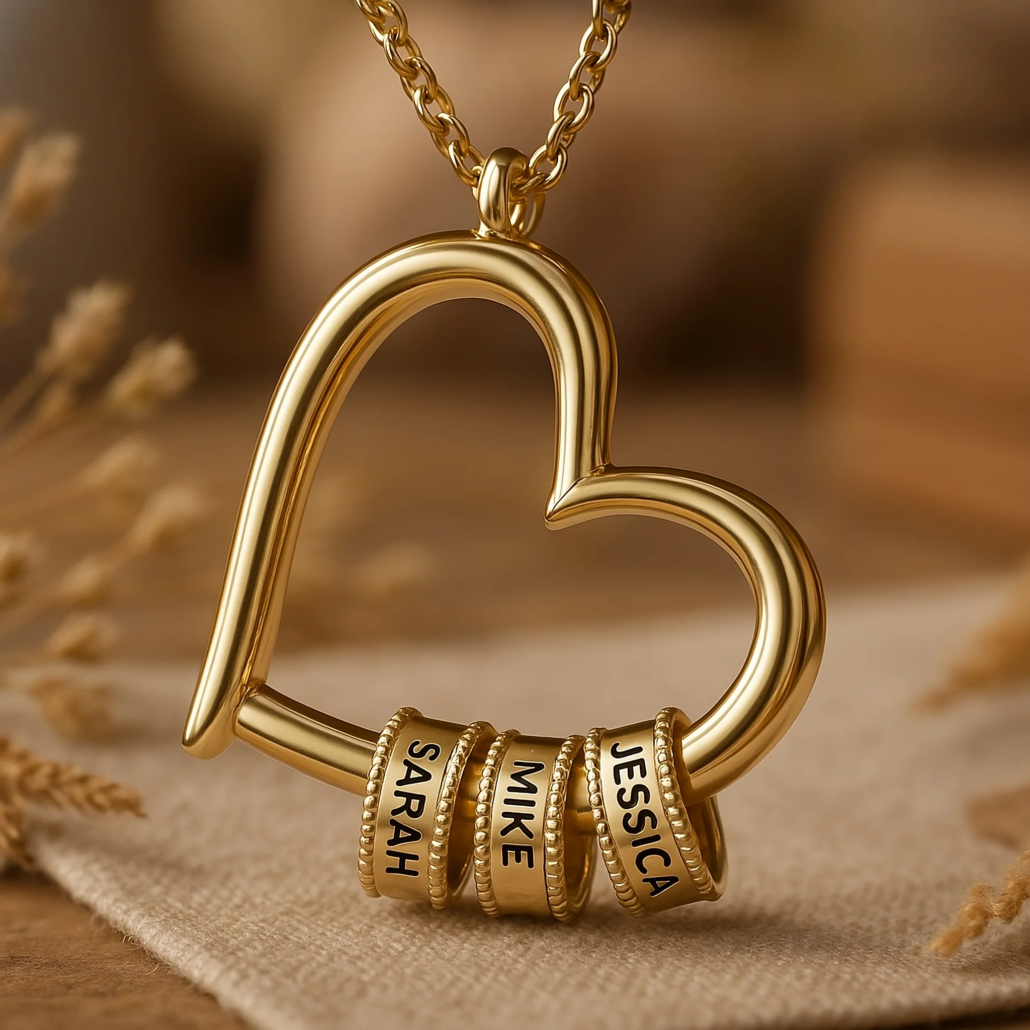 "Heart of the Family" Necklace with Luxury LED Gift Box - Image 3