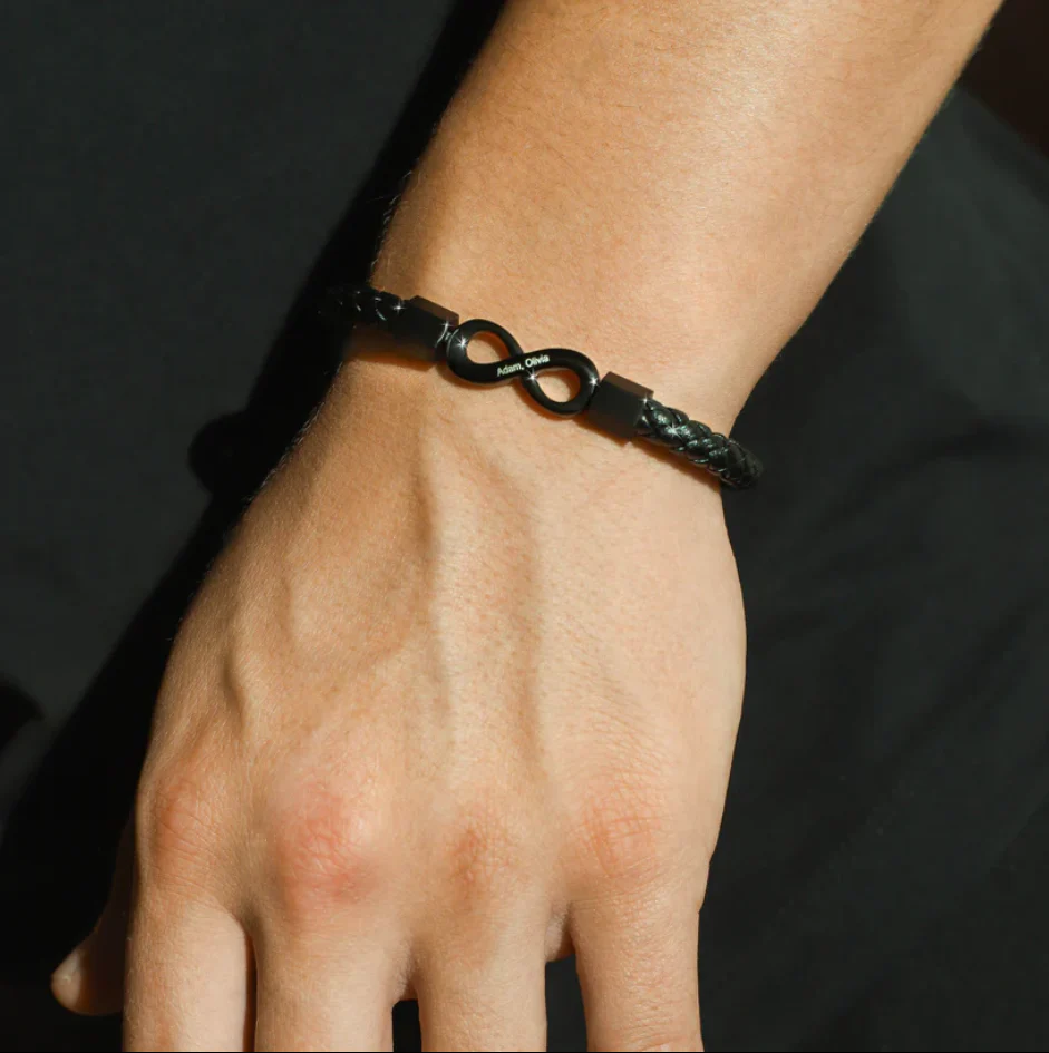 "Para Mi Hombre" - Pulsera Infinita Personalizada - Image 4