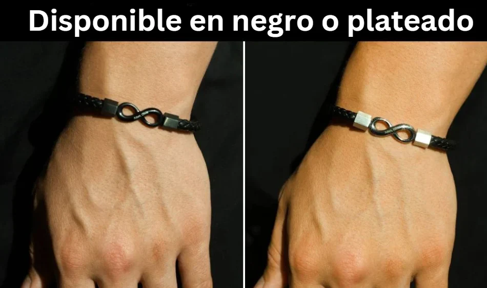 "Para Mi Hombre" - Pulsera Infinita Personalizada - Image 5