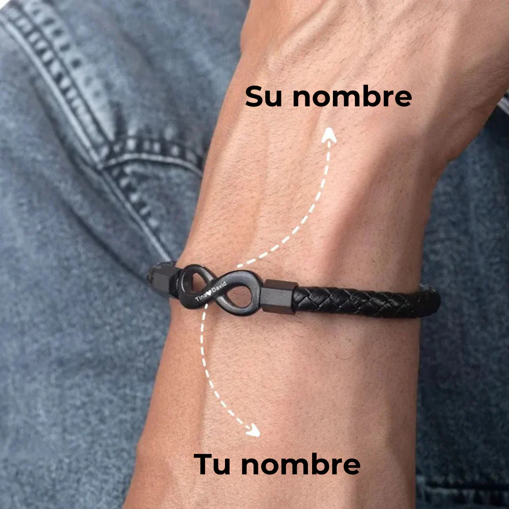 "Para Mi Hombre" - Pulsera Infinita Personalizada - Image 6