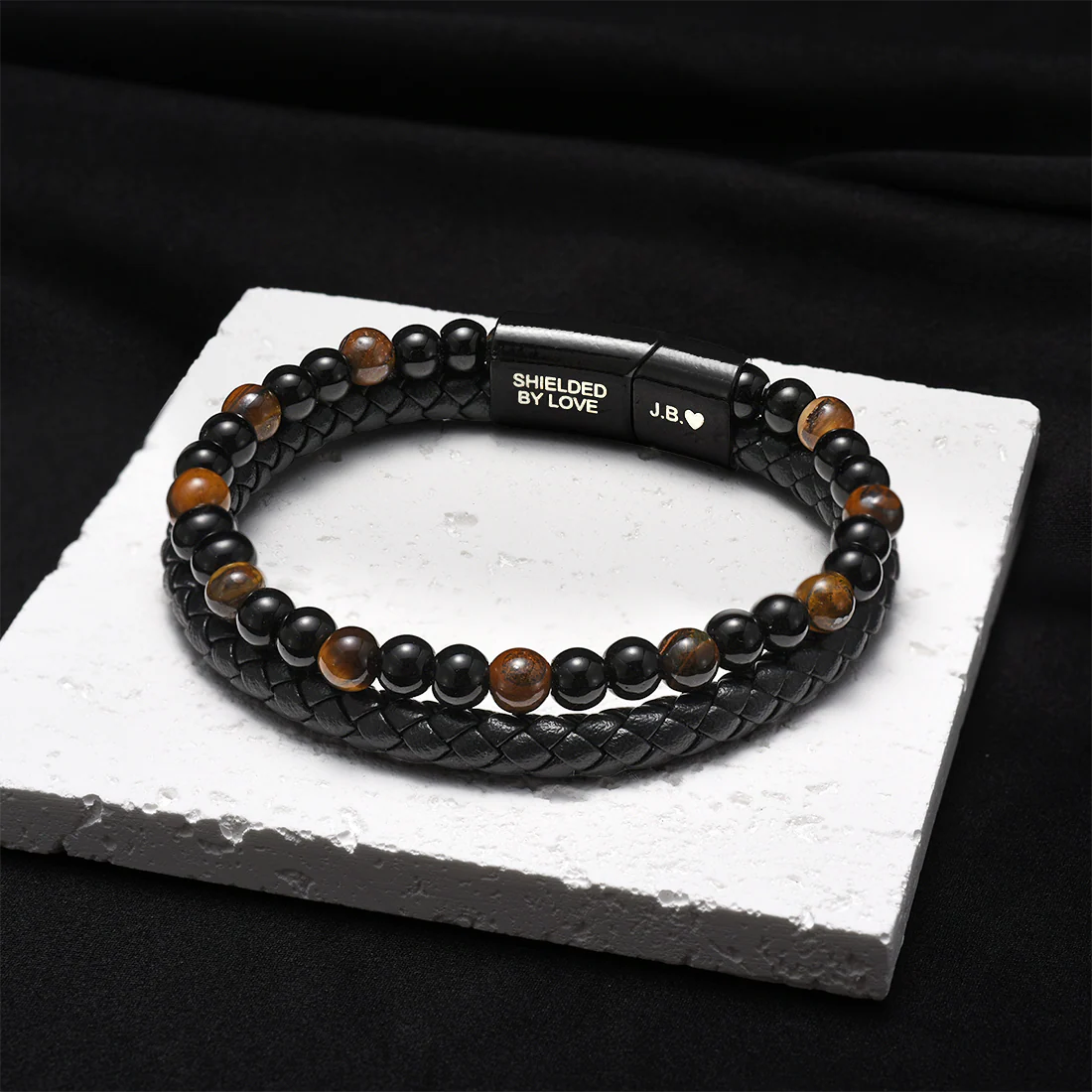 The Guardian - Son's Tiger Eye Protection Bracelet - Image 3